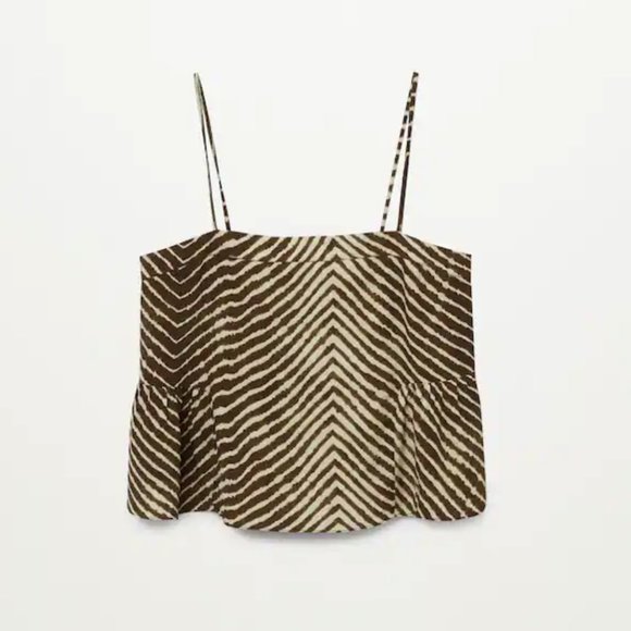 ๐คNWT - Flowy Zebra Printed Top Khasi - Picture 6 of 14